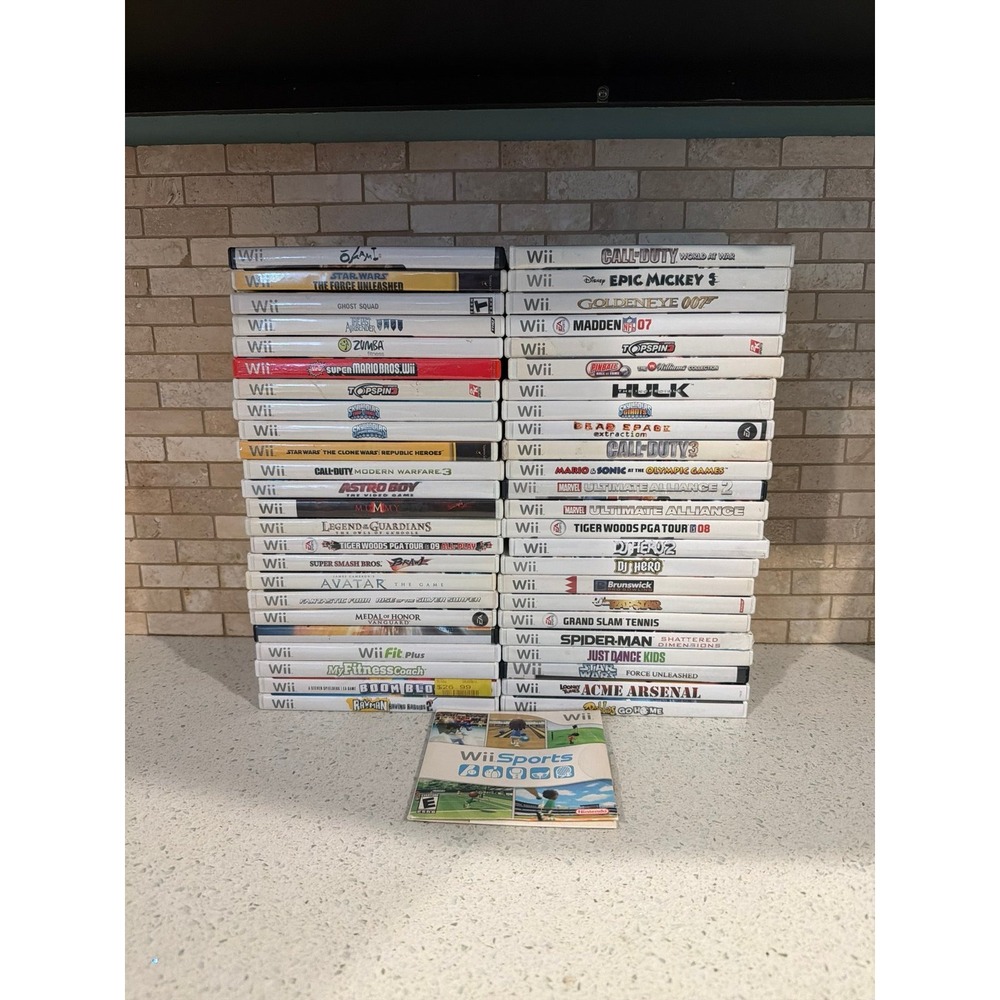 Huge‎ Wii game bundle